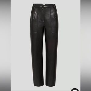 Aritzia Wilfred Nadia Leather Pants